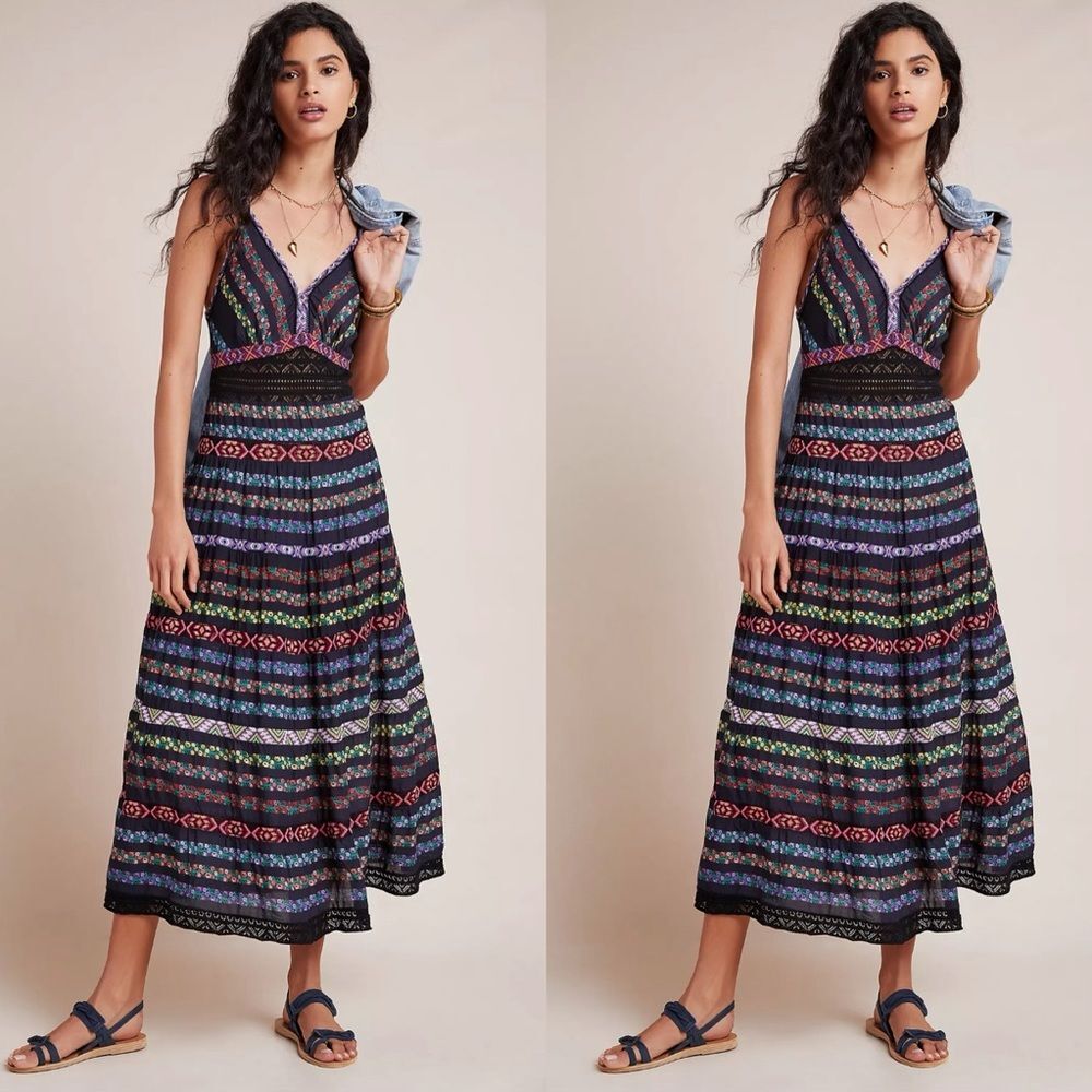 Anthropologie Joella Knit Maxi Dress